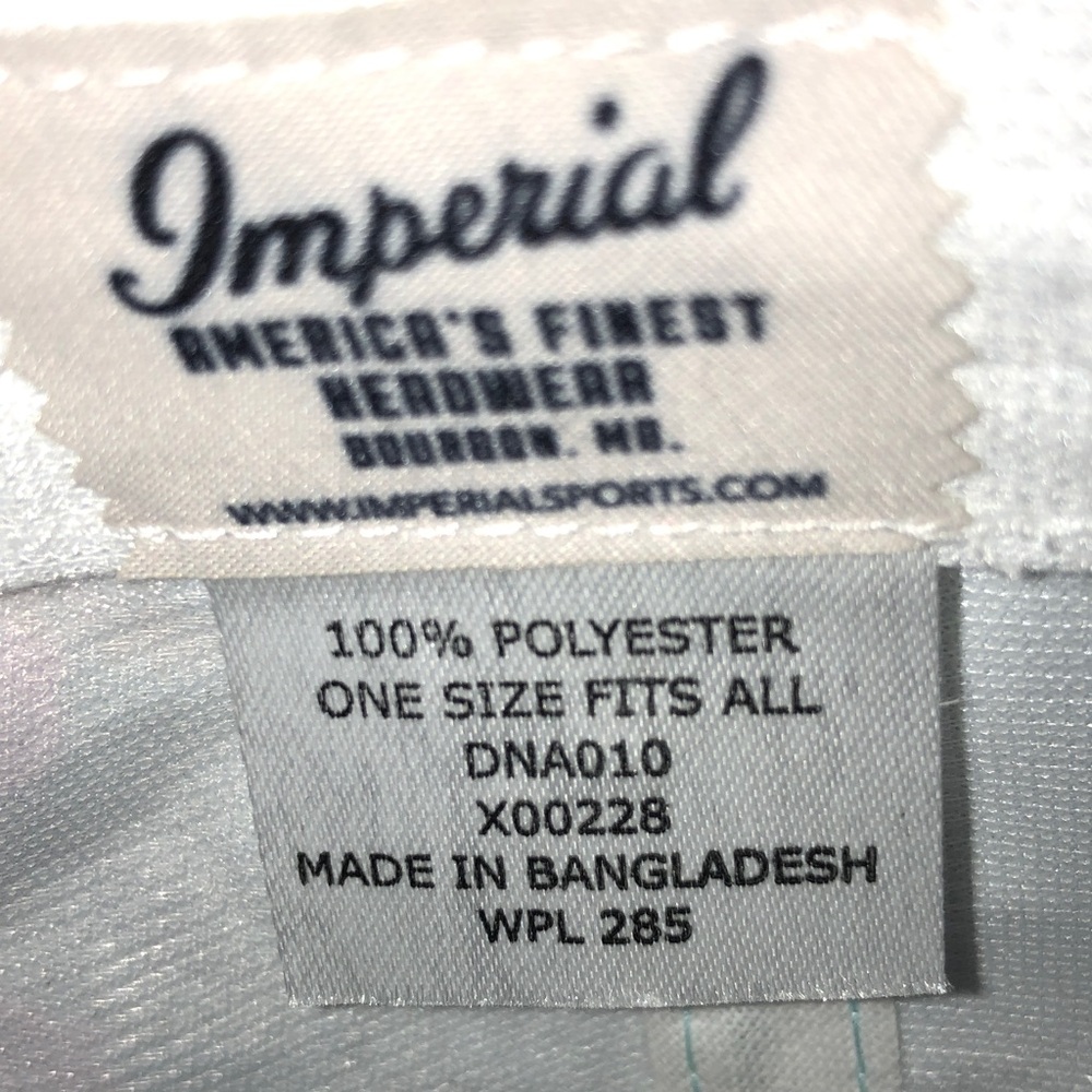 New Women's Imperial Adjustable Baseball Hat in Mint Green with Tropical Print - Picture 8 of 9